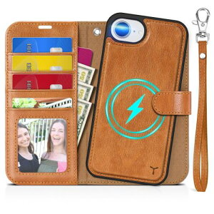 TUCCH iPhone 16e Ή P[X蒠^ 2 in 1  ACtH[16e Jo[ Xgbvt O [RFIDubLO] J[h|Pbgt uX^h@\ Ռz Sʕی PU 