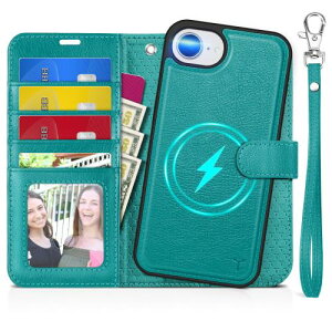 TUCCH iPhone 16e Ή P[X蒠^ 2 in 1  ACtH[16e Jo[ Xgbvt O [RFIDubLO] J[h|Pbgt uX^h@\ Ռz Sʕی PU 