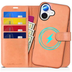 TUCCH iPhone 16 Plus Ή P[X 蒠^ 2 in 1  ACtH16vX蒠^ P[X O\ [RFIDubLO] J[h|Pbgt uX^h@\ Ռz Sʕی PU 