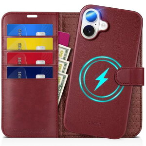 TUCCH iPhone 16 Plus Ή P[X 蒠^ 2 in 1  iPhone 16 vX蒠^P[X O\ [RFIDubLO] 4J[h|Pbgt uX^h@\ Ռz Sʕی PU 2024N 