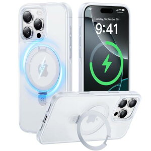 8�N�̏��S�J�� ���ϋv�X�^���h�\��CASEKOO for iPhone �P�[�X �ČRMIL�K�i �ϏՌ��^MagSafe�Ή��B���X�^���h �c�����đΉ� ���C�����X�[�d�Ή� �}�b�g�d�グ �w��h�~ ���ϖh�~ ������ �X�g���b�v�z