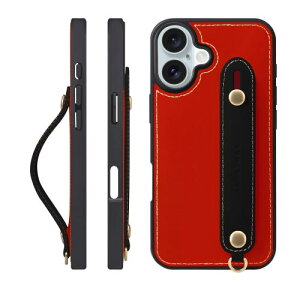 HANATORA for iPhone 16Plus �P�[�X �{�v �ϏՌ� �w�ʃx���g �X�g���b�v�����O �X�}�z�P�[�X �X�}�z �X�^���h�@�\ �R�[�h�z���_�[ �K���X�t�B���� �t�� �I�C���h���U�[ �M�t�g GH-16Plus-Green-m ���b�h