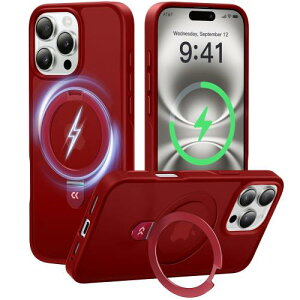 8�N�̏��S�J�� ���ϋv�X�^���h�\��CASEKOO for iPhone �P�[�X �ČRMIL�K�i �ϏՌ��^MagSafe�Ή��B���X�^���h �c�����đΉ� ���C�����X�[�d�Ή� �}�b�g�d�グ �w��h�~ ���ϖh�~ ������ �X�g���b�v�z