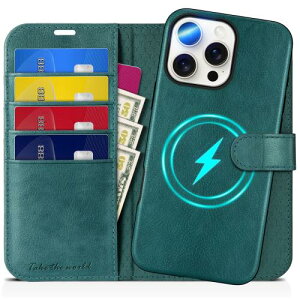 TUCCH iPhone16Pro Max Ή P[X 蒠^ 2 in 1  ACtH[16v}bNX蒠P[X O\ [RFIDubLO] J[h|Pbgt uX^h@\ Ռz Sʕی PU 