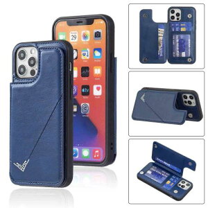 Anrek�݊��� APPLE iPhone 13 PRO MAX 6.7 inch (6.7�C���`) �p �V�^ �w�� �J�[�h�P�[�X(�l�C�r�[�u���[) �A�b�v�� �A�C�t�H��13�v�� �}�b�N�X �X�}�z�P�[�X �J�[�h���[ ���u���@�\ �g�уJ�o�[ iphone13promax