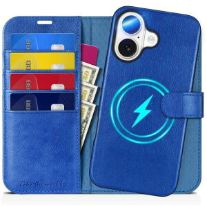 TUCCH iPhone 16 Ή P[X 蒠^ 2 in 1  ACtH[16 蒠^P[X O\ [RFIDubLO] J[h|Pbgt uX^h@\ Ռz