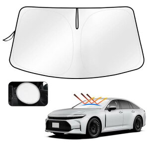 Cartist トヨタ クラウン 35系 フロントサンシェード クラウン クロスオーバー CROWN 16代目 2022年〜現行 サンライン サンセット サンフィア フロントガラス サンシェード シェードカーテン マル