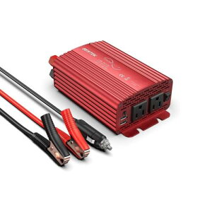 BESTEK g Co[^[ VK[\Pbg RZg 300W DC12VAC100Vɕϊ USB2|[g ԍڗpCo[^[ J[Co[^[ 12VԐp A~ގ  MRZ3010BU