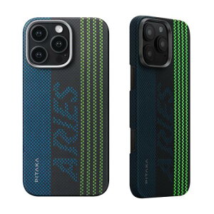 �uPITAKA × Aries�viPhone 16 Pro Max�p ���~�i�X �P�[�X MagSafe�Ή� �~�� �X�}�z�P�[�X �A���~�h�@�ې� ���ɔ��E���y�� �J�[�{���� ���C�����X�[�d�Ή� �ϏՌ� ������� �N�[�� 6.9�C���`�p(Credit Card)