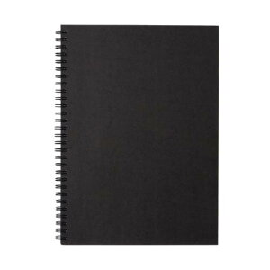 無印良品 ダブルリングノート・無地 ダークグレー B5 80枚 NAA24A9S