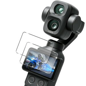 �Ή� DJI OSMO Pocket 4P �K���X�t�B���� OSMO Pocket 4P �ی�t�B���� (2��) ���{���f�ވ��Ɏq�� �d�x9H