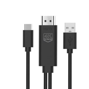 USB C HDMI P[u 2025Vo [dȂ瓊eType-c hdmi ϊP[u 1.8M 4Kfo ݒsv Thunderbolt3  Q[xȂ av/TV ~[OP[u iPhone15/MacBook/iPadȂǂɑΉ 