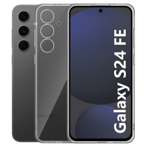 For Galaxy S24 FE �P�[�X �N���A TPU�f�� �ϏՌ� �Ռ��z�� �S�ʕی� �J�����ی� ���^ �y�� Greerass �\�t�g�J�o�[ ����~�� ���΂ݖh�~ �w��h�~ ���� �ϋv �C���X�g�[���ȒP Galaxy S24 FE �Ή�