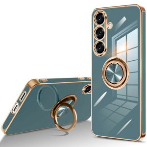Galaxy S25 �P�[�X �����O�t�� �M�����N�V�[s25 SC-51F SCG31 �J�o�[ �X�}�z�P�[�X �ϏՌ� �ČRMIL�K�i ���b�L���H �\�t�g�P�[�X �y�� ���^ �X�^���h�@�\ �c�����Ή� �ԍڃz���_�[�Ή� �X�g���b�v�z