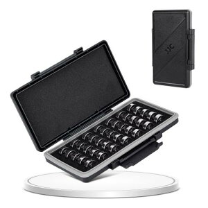 JJC LR44 �R�C���d�r�P�[�X �R�C���d�r x35���[ �R�C���d�r SR44 / SR44W / SR44SW / LR44H / V13GA / L1154 / AG13 / A76 / A-76 / SR4403 / SR44SW �ȂǂɑΉ� �d�r ���[�P�[�X �{�^���d�r�P�[�X �h�o �ϏՌ� �d�r��
