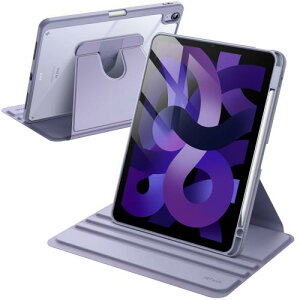 JETech iPad Air 11�C���` M4/M3/M2�EAir 5/4�p 360°��]�P�[�X�J�o�[ (�p�[�v��)