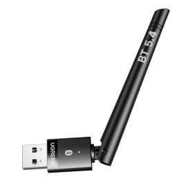 UGREEN PC用長距離Bluetooth 5.4アダプタ,USB 長伝送距離 Win11/10/8.1サポートTELEC認証済