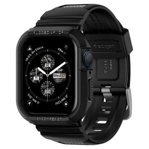 Apple Watch 45mm 44mm ��̌^ �o���h �P�[�XApple Watch SE3/9/8/7/SE2/SE/6/5/4 �Ή� �ϏՌ� PC TPU ��d�\�� �X�|�[�c�o���h ���� �Ռ��z�� �ϋv�� ���h�~ ���M�b�h�E�A�[�}�[�E�v�� 062CS25324 (�u���b�N)