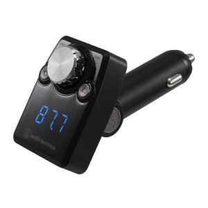�I�[�f�B�I�e�N�j�J AT-FMR3BT BK Bluetooth FM�g�����X�~�b�^�[ �{�̈�̌^ 141ch �X�}�z�[�d �^�u���b�g�[�d ��3.5mm�I�[�f�B�I�o�� DC12V/24V�Ή� �}�C�N�Ȃ� �u���b�N