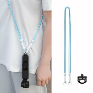 [YAIBUDE] DJI Osmo Pocket 4P 4 pro 3/Action 5 Pro/4/3�AINSTA360 Luna Ultra/Luna Pro�AGoPro�V���[�Y�AAce Pro�V���[�Y�Ή� �l�b�N�X�g���b�v �J�����X�g���b�v ����71-123cm �����\ ���S���b�N�t�� �����h�~ �N�C�b