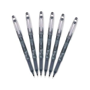 Pilot Precise P-500 �Q���C���N�{�[���y�� �ɍ� �u���b�N�C���N 6�{