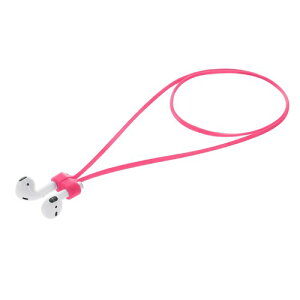 kwmobile �C���z�� �X�g���b�v Apple Airpods 1 / 2 3 4 Pro 2�Ή� - �l�b�N�X�g���b�v ��|�� �}�O�l�b�g ���F �l�C�r�[ / �y�[���s���N ���s���N