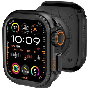 Puptoya for �A�b�v���E�H�b�` ���^�� �J�o�[ 44mm 46mm �Ή� Apple Watch Series �����Ղ邤������ �E���g���� �S�ʕی� �ϏՌ� ���� ������ �X�e�����X iWatch ��̌^�P�[�X mm �u���b�N 11 10 SE3 SE2