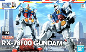 BANDAI SPIRITS 1/144 RX-78F00 �K���_�� �v�����f�� (GUNDAM FACTORY YOKOHAMA�A�z�r�[�I�����C���V���b�v��)