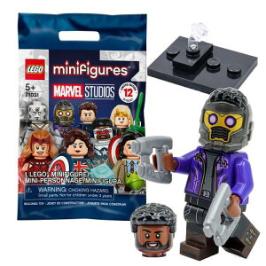 ���S(LEGO) ���S �~�j�t�B�M���A �}�[�x���X�^�W�I �X�^�[�E���[�h �e�B�E�`���� �� Star-Lord T�fChalla 71031-11
