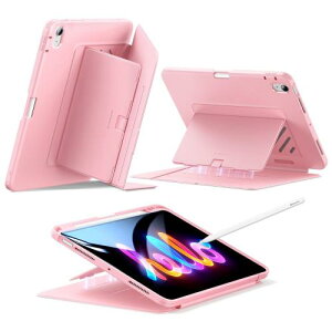 ESR iPad Air 11�C���` �P�[�X M4/M3/M2(2026/2025/2024)iPad Air ��5/4����(2022/2020)�Ή� �y�����[ �O�܂�X�^���h �c���Ή� ���p�x���� �ϏՌ� �S�ʕی� �I�[�g�X���[�v Pencil Pro/USB-C�Ή� Flip�V���[�Y �s