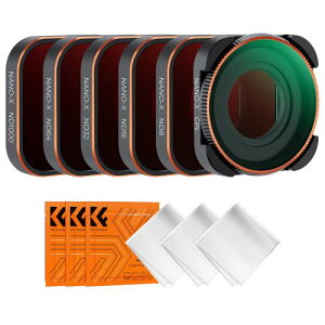 KF CONCEPT GoPro Hero 10/Hero/11/Hero/12/Hero Black�p�t�B���^�[�Z�b�g ���{��AGC���w�K���X 28�w�i�m�R�[�e�B���O ���������L�Y�h�~ ���[�J�[���c�X Black�pND�t�B���^�[�Z�b�g CPL ND8 ND16 ND32 ND64