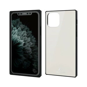 �G���R�� iPhone 11 �P�[�X �n�C�u���b�h 3��\���Ŗ{�̂�ی� ���������A���K���X�̗p PM-A19CHVCGS1WH �z���C�g / �s���N Pro PM-A19BHVCGS1WH PM-A19CHVCGS1PN