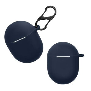 kwmobile �C���z���P�[�X Google Pixel Buds A Series�Ή� �P�[�X - ���C�����X�C���z�� �V���R�� �����h�~ ���F �l�C�r�[ / �u���b�N ���F