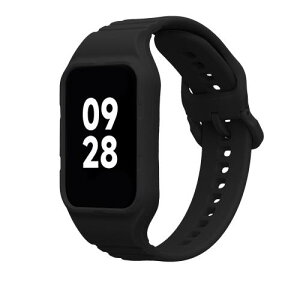 kwmobile Xiaomi Smart Band 8 Pro/Band 9 Pro/Redmi Watch 5 / Redmi Watch 4�Ή� �����x���g - �t�B�b�g�l�X�g���b�J�[ �ϏՌ� �V���R���o���h ���F �u���b�N