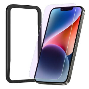 NIMASO �u���[���C�g�J�b�g iPhone Air�p �K���X�t�B���� �ڂ̔��y�� ���� �K���X �ی� �t�B���� �\�t���ȒP �w��h�~ �K�C�h�g�t�� 1���Z�b�g ��phone 17 �G�A�[�Ή��i6.5�C���`�j DSP25F1725