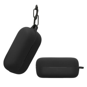 kwmobile �C���z���P�[�X Sony WF-C510�Ή� �P�[�X - ���C�����X�C���z�� �V���R�� �����h�~ ���F �u���b�N / �[�ΐF / ���C�g�u���[