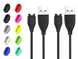 MoKo �K�[�~���p �[�d �[�d�|�[�g�h�o�v���O �`���[�W 1m �[�d�� Black USB Vivoactive6/5/4/3 Fenix8/7/7S/7X/6/5 Forerunner970/570/265/165/965/55 Venu4/3 InstinctE/3/2/2X ApproachS60�ȂǑΉ� �h�o�v���O(��)*10 Colorful Type-C