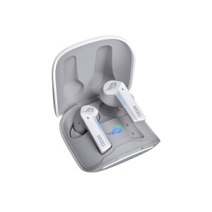 ASUS �Q�[�~���O�C���z�� ROG Cetra True Wireless ��x��Bluetooth/�m�C�Y�L�����Z�����O/ / �ő�27���ԋ쓮 IPX4�h�� �z���C�g / �u���b�N ���C�����X �ő�46���� 24�r�b�g 96kHz�I�[�f�B�I R55ES