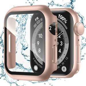 Puptoya for �A�b�v���E�H�b�` �h�� �J�o�[ Apple Watch�p �P�[�X Series �����Ղ邤������ �ی� �o���p�[ �^�b�`���x������ �ϏՌ� �K���X�t�B���� �����ȒP iWatch SE3 SE2 ���[�Y�S�[���h / �u���b�N 11