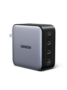 UGREEN Nexode �}�� �[�d�� 65W/100W Type-C 2C1A/3C1A/4C1A 3�|�[�g/4�|�[�g/5�|�[�g �܂��ݎ� PSE�K�� PD3.0/PPS/QC3.0�Ή� 7)�u���b�N(USB-C*3+USB-A*1) / 1)�O���[(USB-C*2+USB-A*1) / 3)�z���C�g(USB-C*2+USB-A*1) TypeC