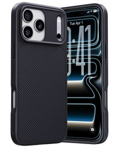 �ČRMIL�V�K�i�E�C�菝�h�~CASEKOO iPhone 18 Pro �p �P�[�X �����\�}�O�l�b�g���� ���݂���E�u���b�N 7-���݂���E�u���b�N iPhone 18 Pro �p(6.3�C���`)