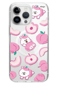 elago iPhone 15 Pro Max �Ή� �P�[�X ���C���t�����Y �u���E�� �R�j�[ �T���[ MagSafe �Ή� �ϏՌ� �X�}�z�P�[�X [ Apple iPhone15 ProMax �A�C�t�H��15 �v���}�b�N�X �Ή� ] iPhone15ProMax�P�[�X LINE