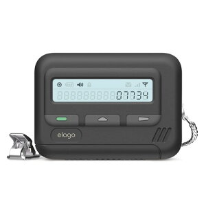 elago AirPods Pro2 �Ή� �P�[�X �X�g���b�v �`�F�[�� �t ���� �|�P�x�� �f�U�C�� [ Apple AirPodsPro2 �G�A�[�|�b�Y�v��2 MQD83J/A MTJV3J/A �Ή� AirPods Pro2�P�[�X ] PAGER CASE �u���b�N AirPods Pro 2nd