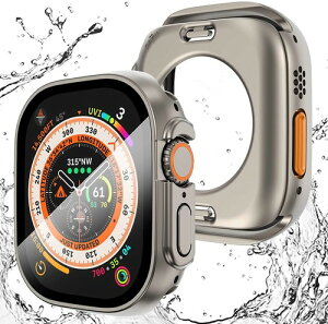 AMAPC for Apple Watch �P�[�X 360�x�S�ʖh�� �o���h ���j�E�X�|�[�c��p �K���X�t�B���� ��̌^ apple watch �p �J�o�[ 360�t���{�f�B�h�� �A�b�v���E�H�b�` �P�[�X Apple Watch Series6/SE3/SE2/SE/5/4 40mm�Ή�