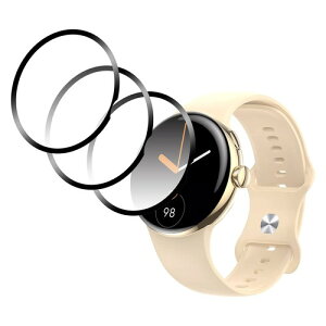 AMAPC for Google Pixel Watch �P�[�X 2�p 3�p �t���J�o�[ PC�f�� ��̌^ �S�ʕی� �����ȒP �����ߗ� �w��h�~ 2�p�P�[�X �u���b�N / �N���A 5������ �t�B���� �p�Ȃ܂ŕ����� TPU 99%�����ߗ�