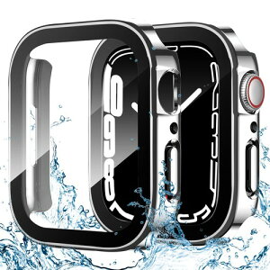 AMAPC for Apple Watch �P�[�X �Ή� IP68���S�h�� �o���h ���j �X�|�[�c��p �h���P�[�X 3D���p�G�b�W�f�U�C�� ����� Series6/SE3/SE2/SE/5/4 ����̃u���b�N���[�Y�S�[���h S10 AppleWatch 42mm ��̌^ �J�o�[