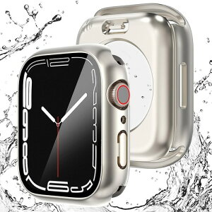 AMAPC for Apple Watch �P�[�X Apple Watch Ultra3/Ultra2/Ultra 49mm �p �P�[�X 360�x�S�ʖh�� �o���h ���j�E�X�|�[�c��p �K���X�t�B���� ��̌^ 360�t���{�f�B�h�� �A�b�v���E�H�b�`�P�[�X 49mm�Ή� starlight