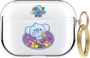 elago AirPods Pro �Ή� �P�[�X �N���A BT21 �O�b�Y �N���A�P�[�X �J���r�i �t�� �A�N�Z�T���[ Apple AirPodsPro MWP22J/A �G�A�[�|�b�YPro �G�A�|�b�c �v�� �G�A�[�|�b�Y�v�� LINE FRIENDS JELLY CANDY