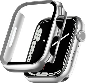 AMAPC for Apple Watch �P�[�X Series �p ��̌^ apple watch �J�o�[ �A�b�v���E�H�b�` ���h�~ �ϏՌ� ���y�� PC�f�� �S�ʕی� �����ȒP �z���C�g& ���[�Y�S�[���h / ����̃V���o�[ 2024������ S10 46mm