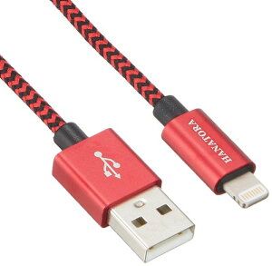 HANATORA ���C�g�j���O�P�[�u�� iPhone iPad iPod �[�d�� MFi Apple�F�� �}���[�d �f���h�~ ���b�V���^�C�v �F�ؕi �f�[�^�]�� �ʐM �����O ���ϋv ��v 1M HJIP-01GY �O���[ / ���b�h HJIP-01RD